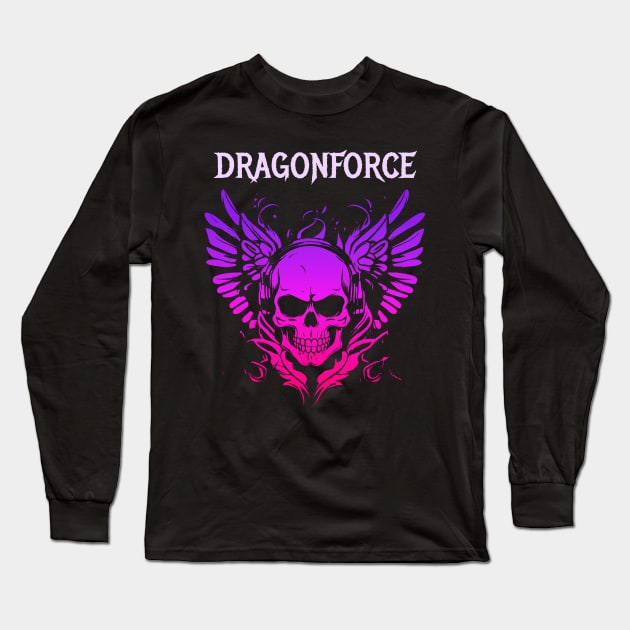 dragonforce Long Sleeve T-Shirt by Retro Project